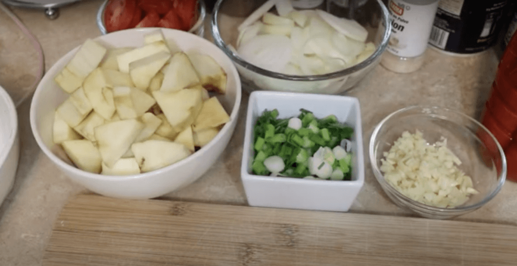 ingrediants gonbo kalalou